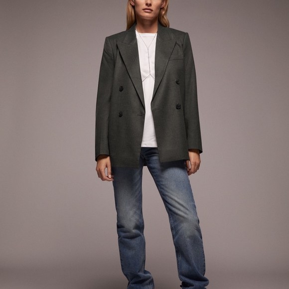 Zara Jackets & Blazers - Zara Double Breasted Jacket Blazer